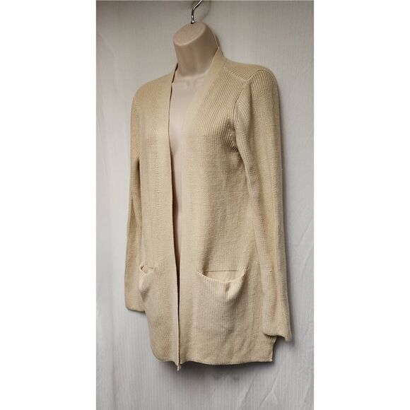 Gap Long Sleeve Open Cardigan Sweater Size Small Color Yellow - Picture 3 of 6